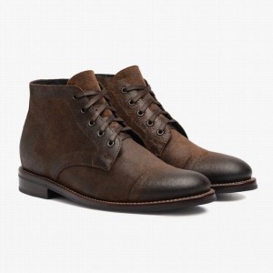 Thursday Boots Cadet Chukka Bakancs Férfi Mocha | FOS6612YD