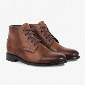 Thursday Boots Cadet Fűzős Csizma Férfi Walnut | FQT371PJ