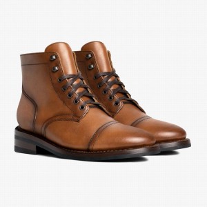 Thursday Boots Captain Fűzős Csizma Férfi Toffee | XJY6848YD