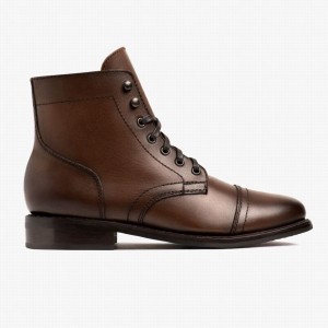 Thursday Boots Captain Fűzős Csizma Női Walnut | NSV9889DI