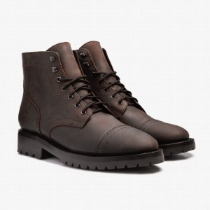 Thursday Boots Captain StormKing® Fűzős Csizma Férfi Barna | IFD681MN