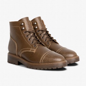 Thursday Boots Captain StormKing® Fűzős Csizma Férfi Csokoládé | HKB421NH