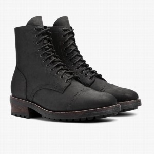 Thursday Boots Logger Fűzős Csizma Férfi Fekete | ZJD2445DF