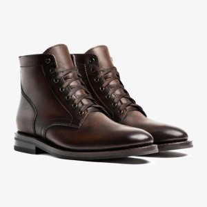 Thursday Boots President Fűzős Csizma Férfi Fekete Kávé | TGL789EN