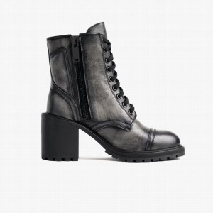 Thursday Boots Rebel Fűzős Csizma Női Szürke | QNF7696CY