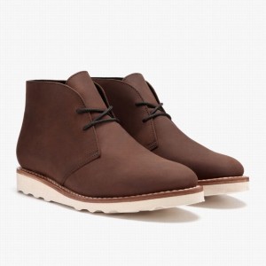 Thursday Boots Scout Chukka Bakancs Férfi Csokoládé | KZO8320GZ