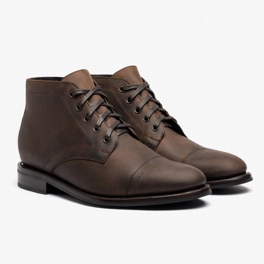 Thursday Boots Cadet Chukka Bakancs Férfi Barna | LQO3687BK