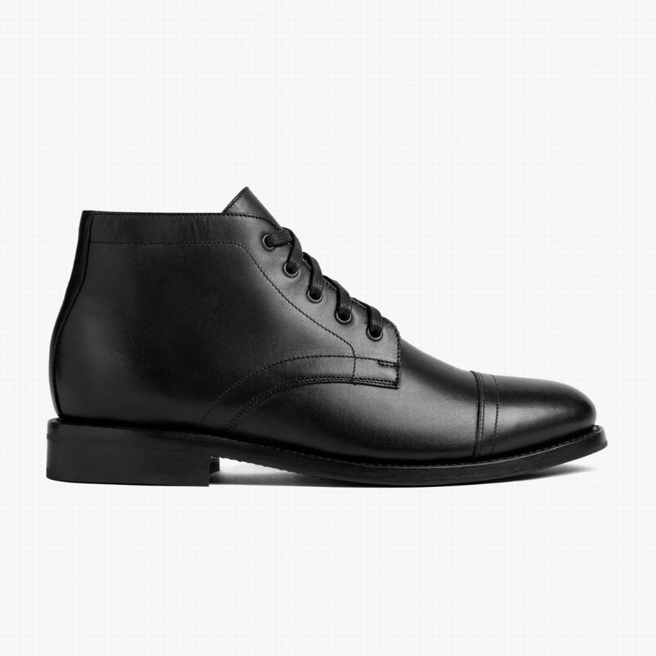 Thursday Boots Cadet Chukka Bakancs Férfi Fekete | YPE2980PJ