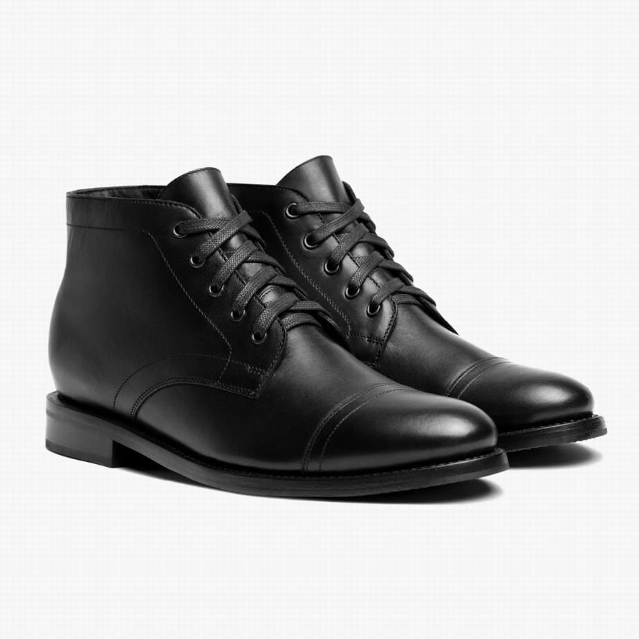 Thursday Boots Cadet Chukka Bakancs Férfi Fekete | YPE2980PJ