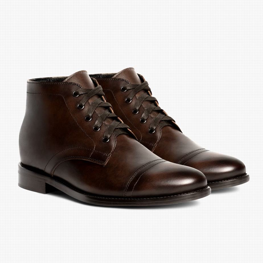 Thursday Boots Cadet Chukka Bakancs Férfi Kávé | ZDA9014VQ