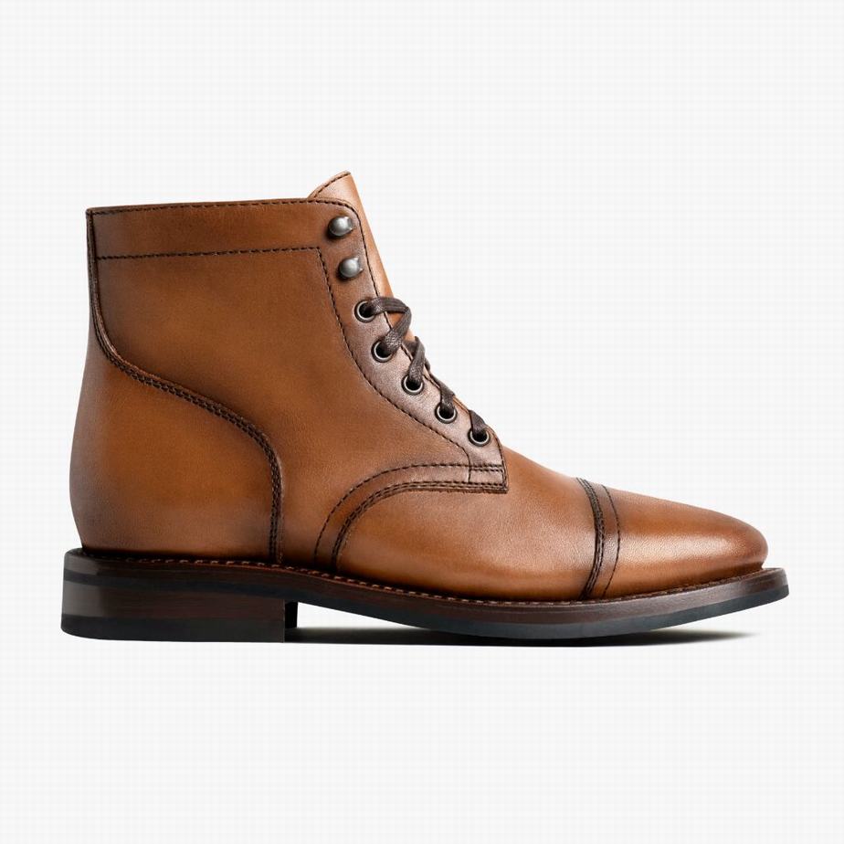 Thursday Boots Captain Fűzős Csizma Férfi Toffee | XJY6848YD