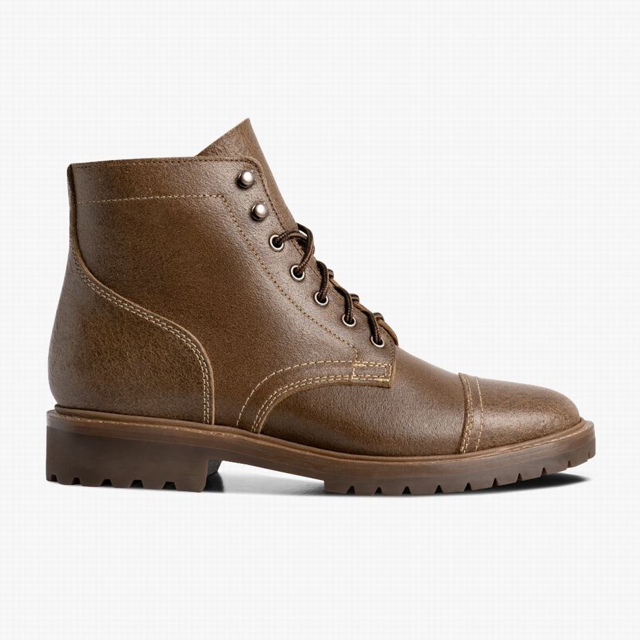 Thursday Boots Captain StormKing® Fűzős Csizma Férfi Csokoládé | HKB421NH