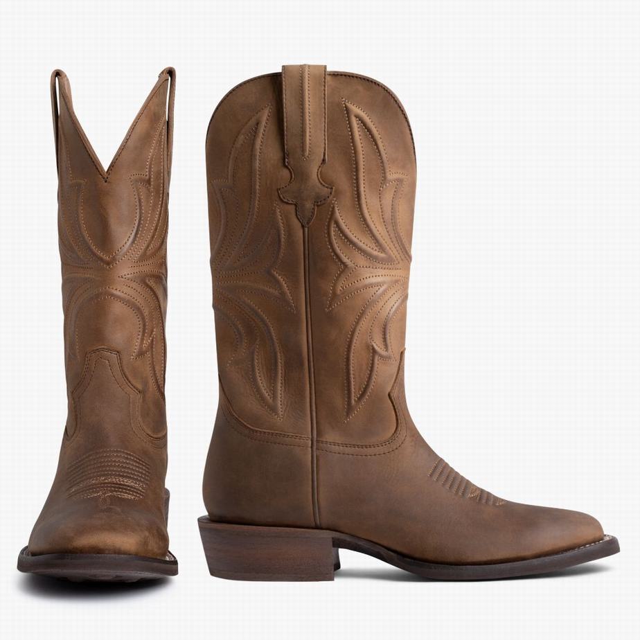 Thursday Boots Desperado Western Csizma Férfi Barna | JCA5421LO