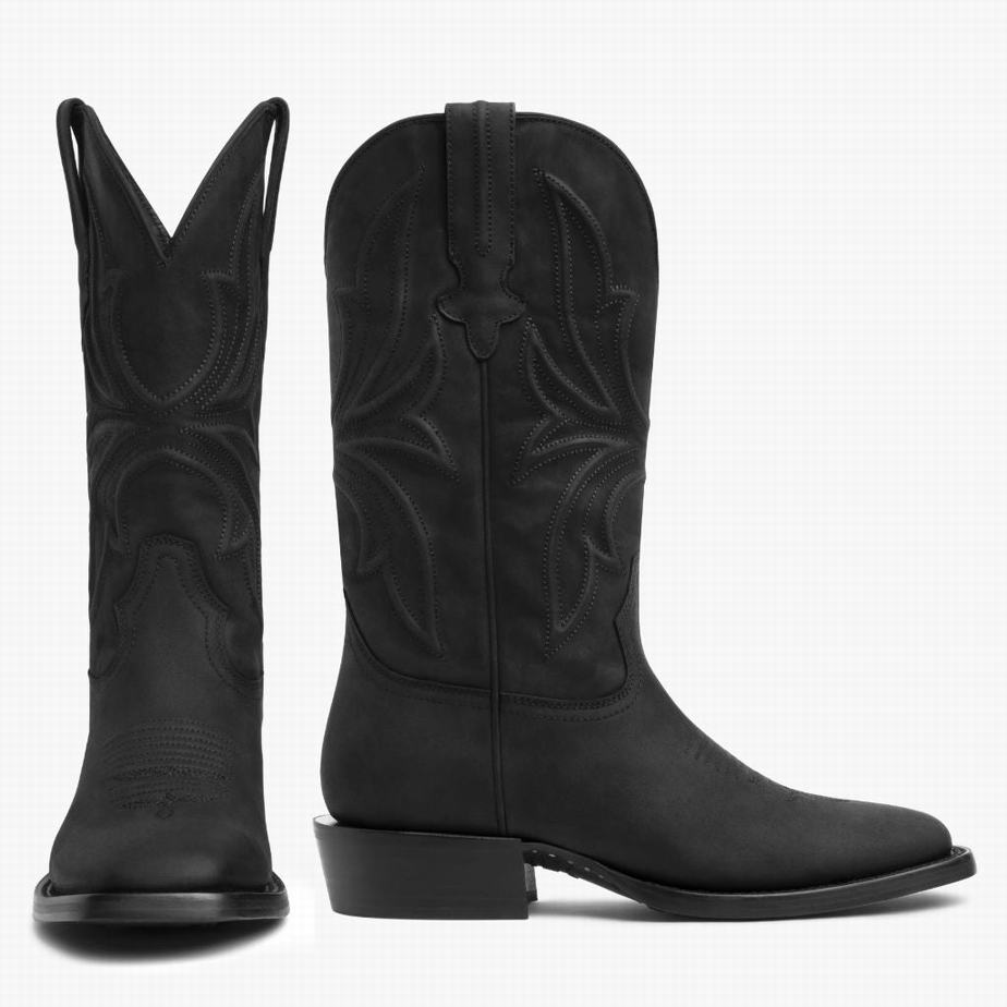 Thursday Boots Desperado Western Csizma Férfi Fekete | YIY7186YX