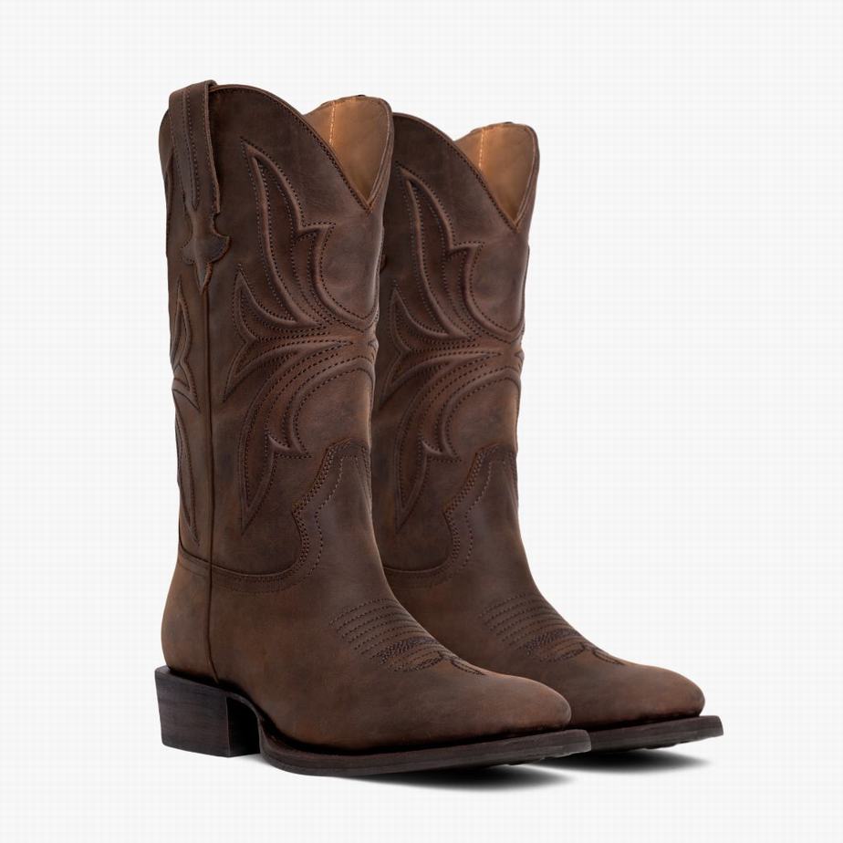 Thursday Boots Desperado Western Csizma Férfi Csokoládé | WRP5823HI