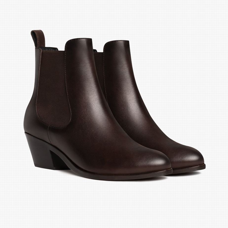 Thursday Boots Duchess Bootie Chelsea Csizma Női Old English | MHC741CO