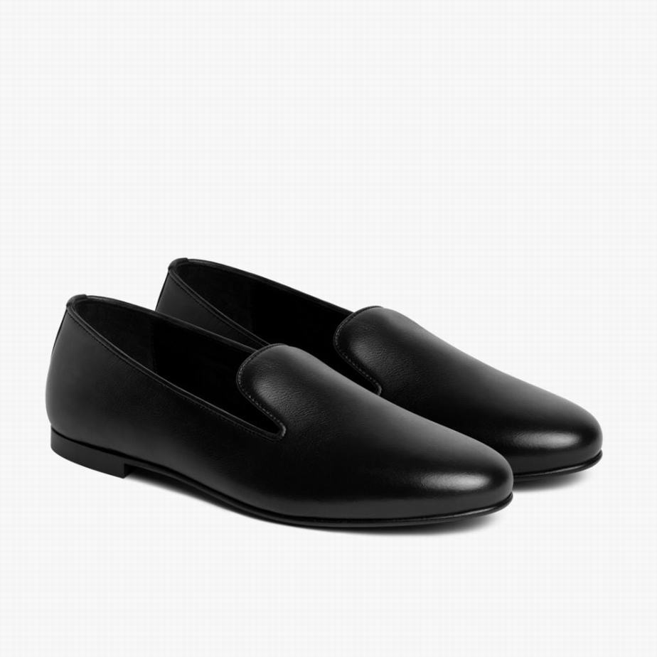 Thursday Boots Eden Loafers Női Fekete | KAX6046TJ