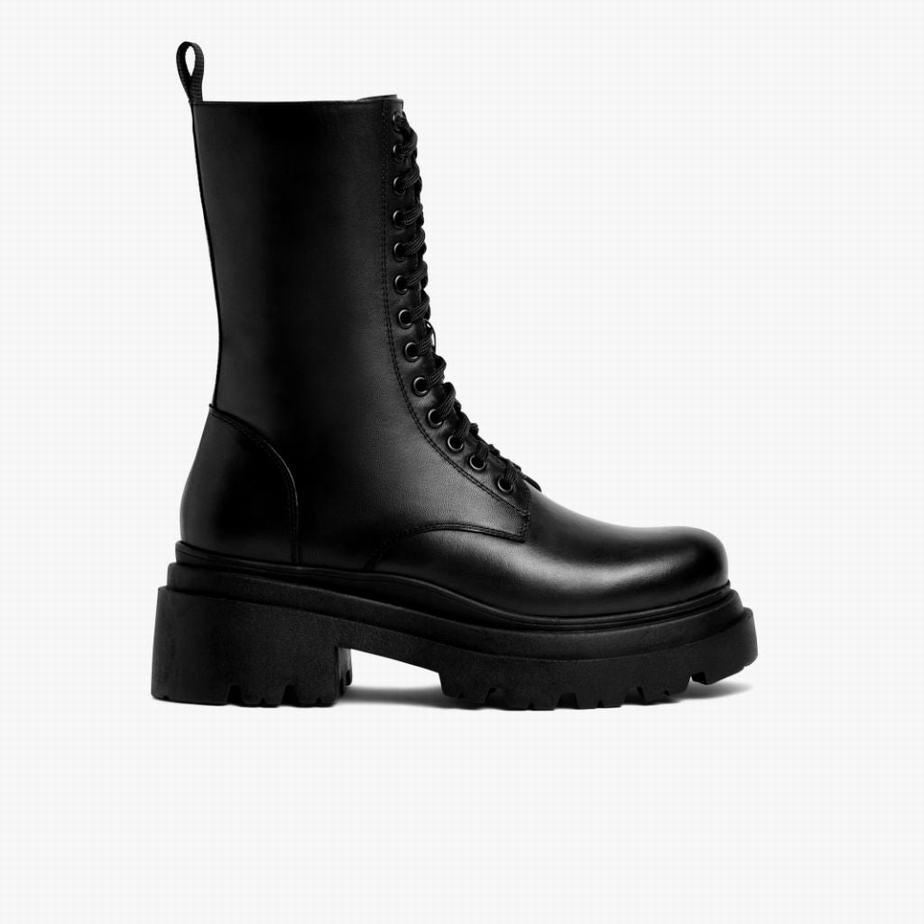 Thursday Boots Fatale Platform Csizma Női Fekete | TJQ4218OP