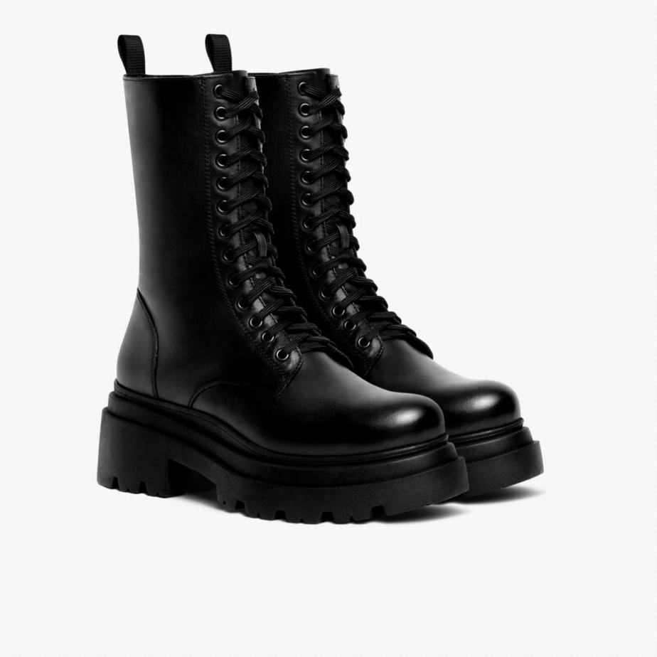 Thursday Boots Fatale Platform Csizma Női Fekete | TJQ4218OP