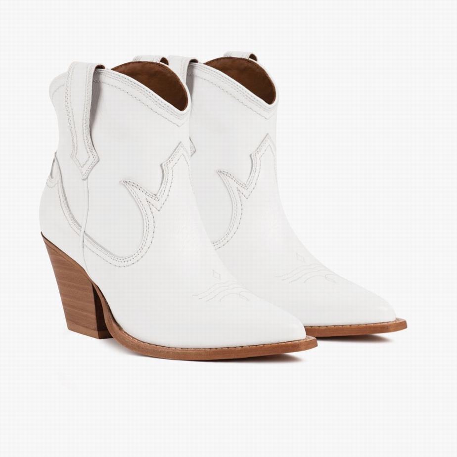 Thursday Boots Indio Western Csizma Női Fehér | FXJ8676GH