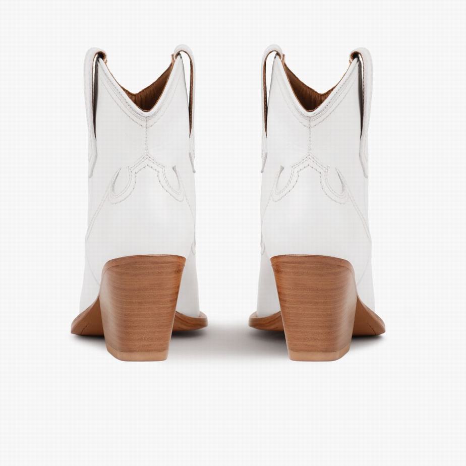 Thursday Boots Indio Western Csizma Női Fehér | FXJ8676GH