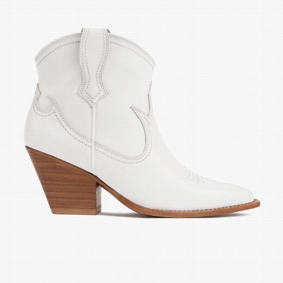 Thursday Boots Indio Western Csizma Női Fehér | FXJ8676GH