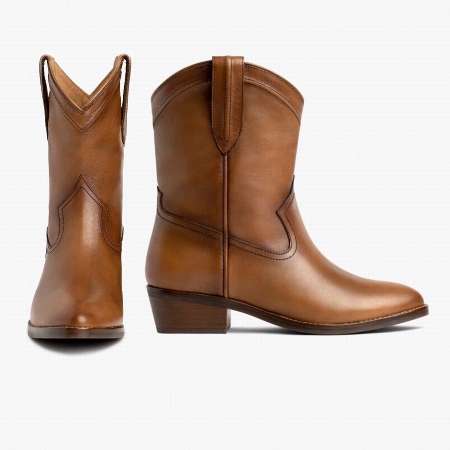 Thursday Boots Liberty Western Csizma Női Barna | KHN6426IZ