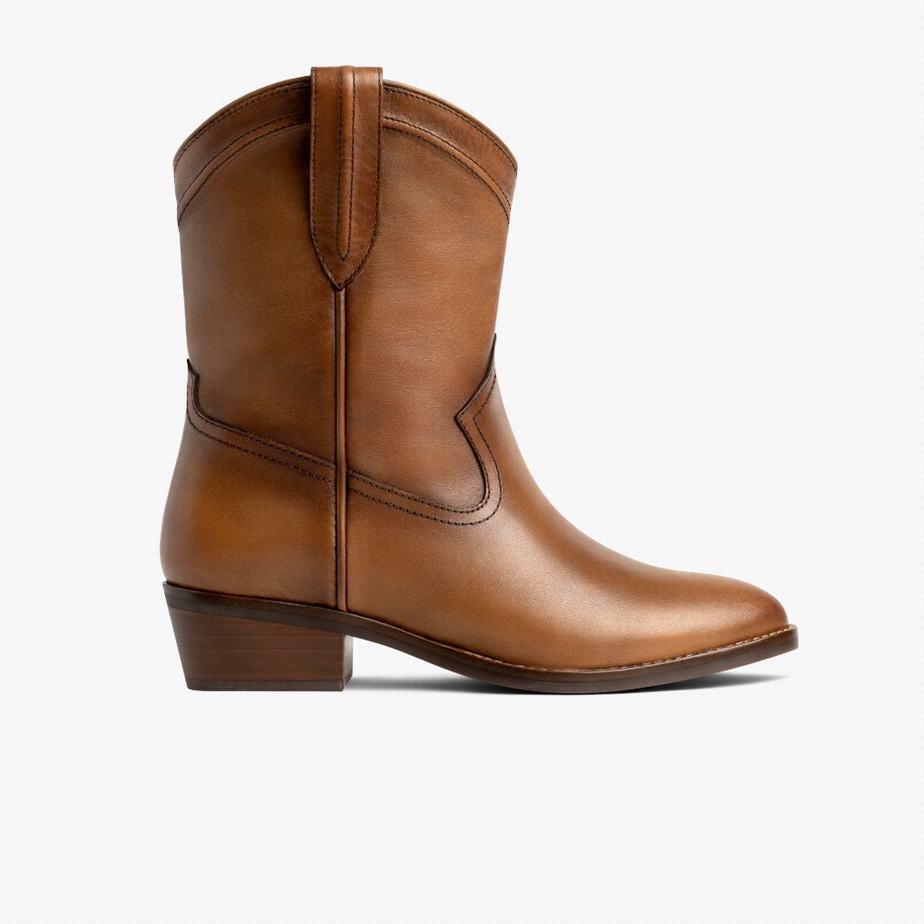 Thursday Boots Liberty Western Csizma Női Barna | KHN6426IZ