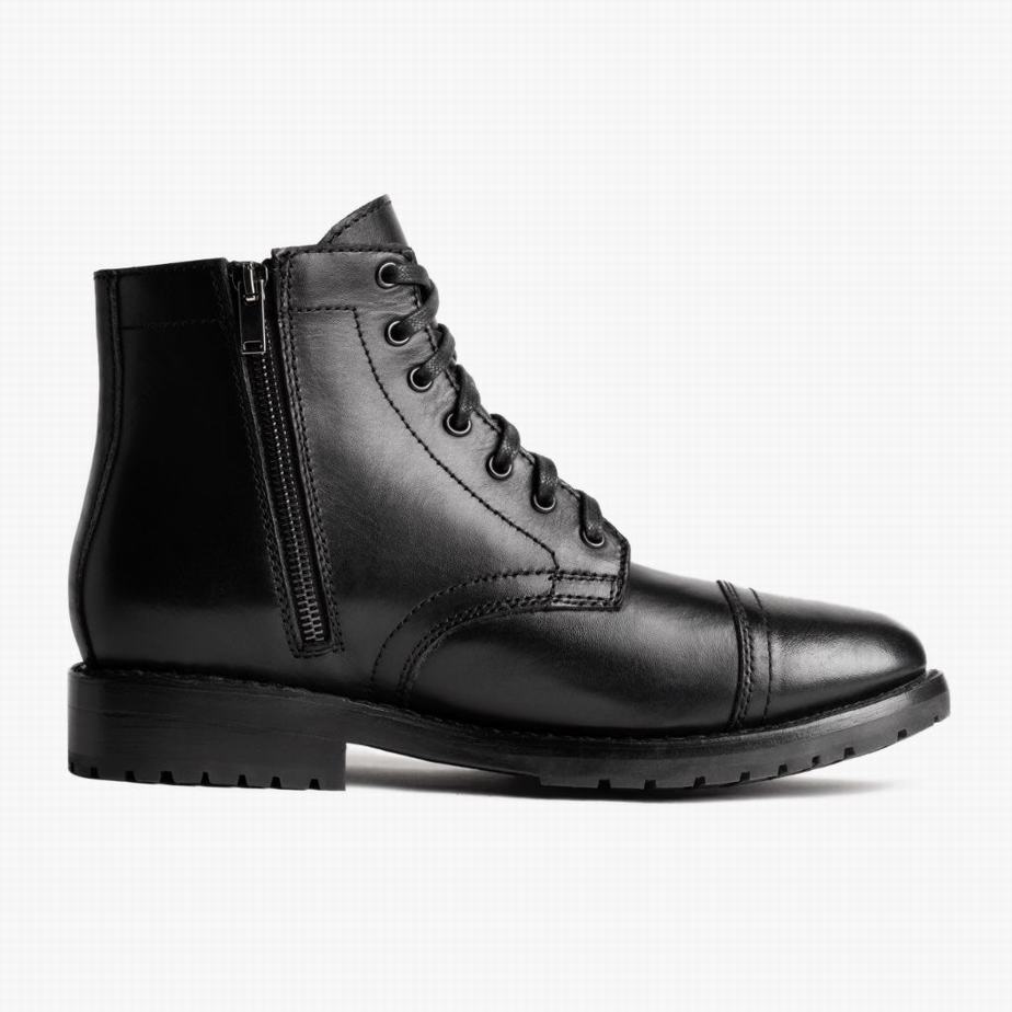 Thursday Boots Major Fűzős Csizma Férfi Fekete | FBV1312TD