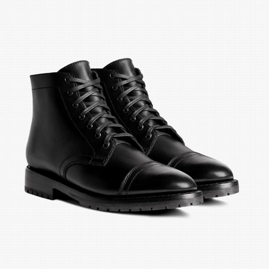 Thursday Boots Major Fűzős Csizma Férfi Fekete | FBV1312TD