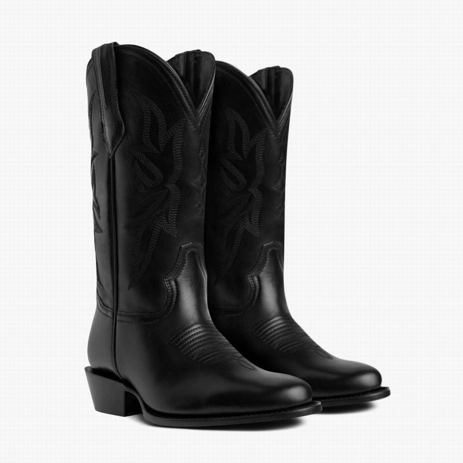 Thursday Boots Maverick Western Csizma Férfi Fekete | PNJ9557IS