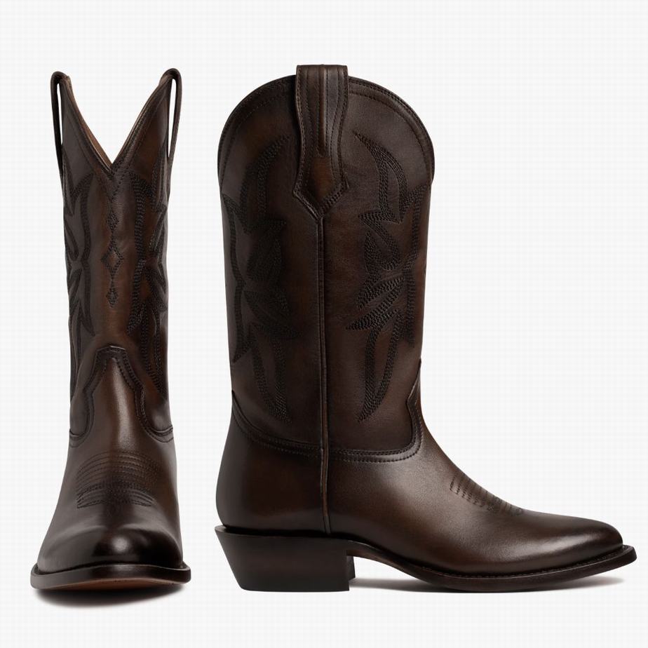 Thursday Boots Maverick Western Csizma Férfi Kávé | BYW7691AL