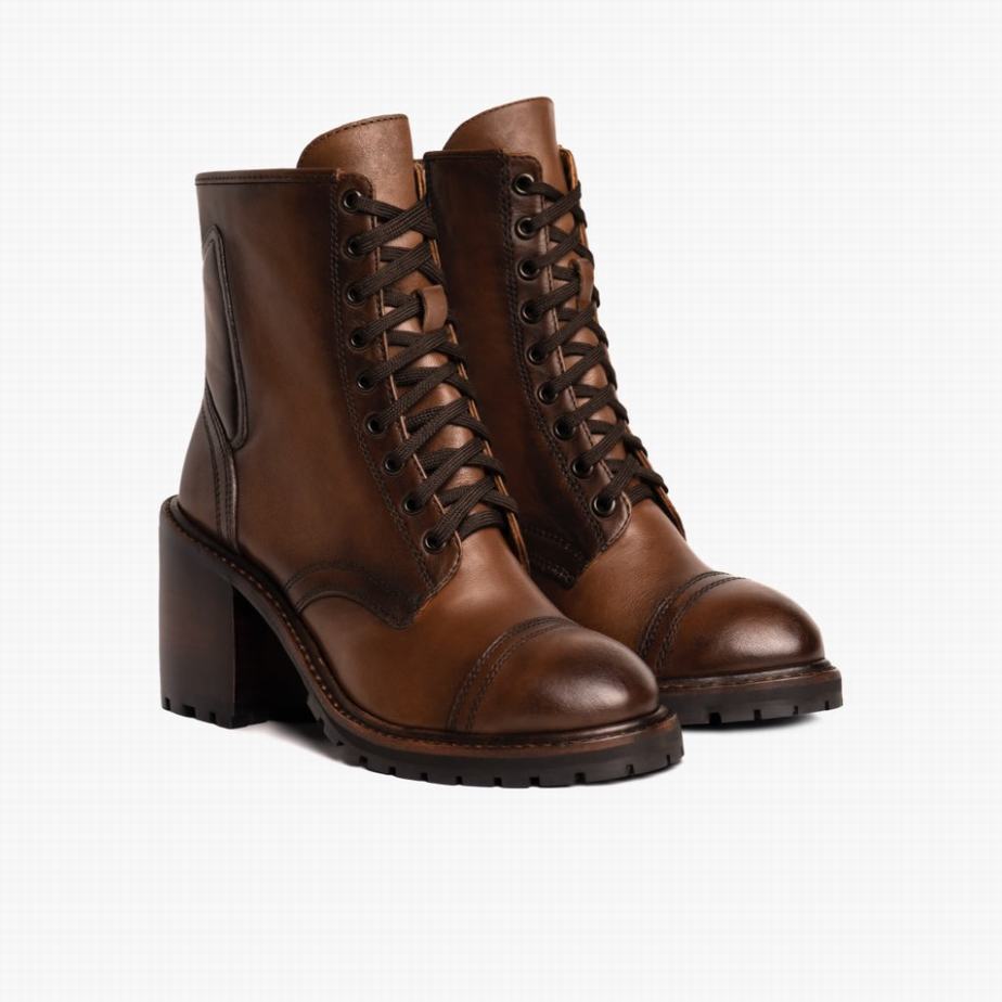 Thursday Boots Rebel Fűzős Csizma Női Walnut | CJB8139EI