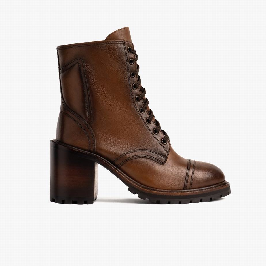 Thursday Boots Rebel Fűzős Csizma Női Walnut | CJB8139EI