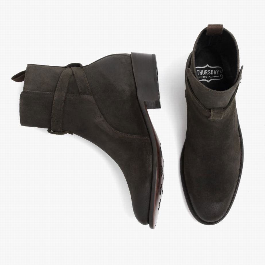 Thursday Boots Rogue Chelsea Csizma Férfi Sötétolivazöld | IVY8014LY