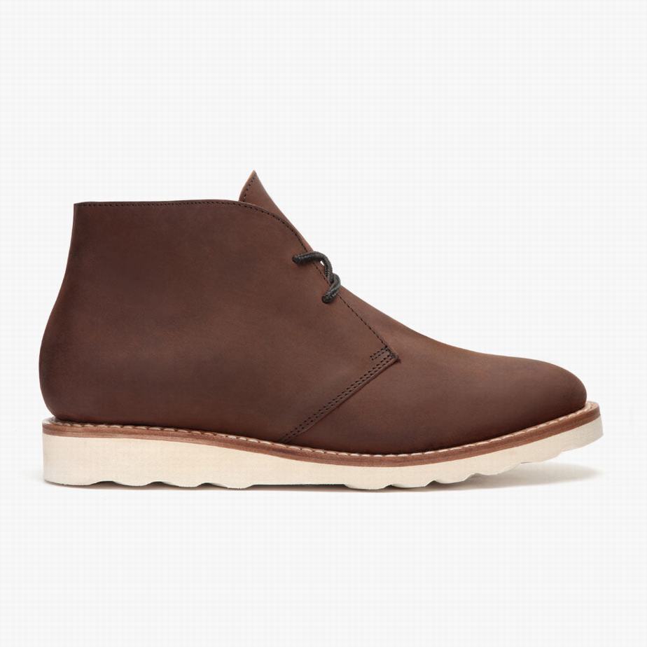 Thursday Boots Scout Chukka Bakancs Férfi Csokoládé | KZO8320GZ