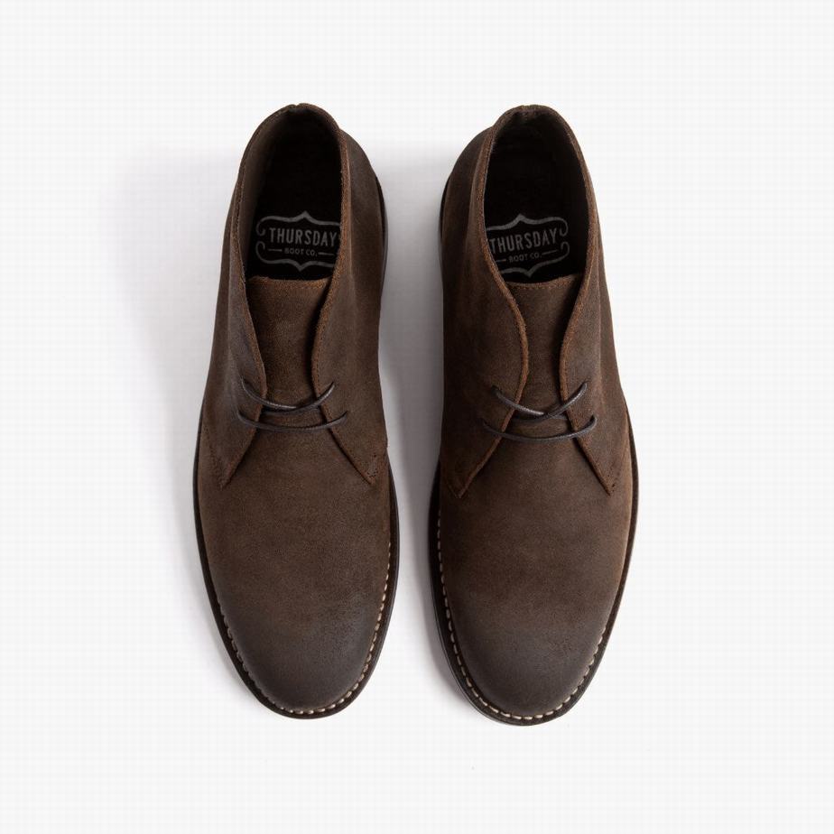 Thursday Boots Scout Chukka Bakancs Férfi Mocha | JPX986PO