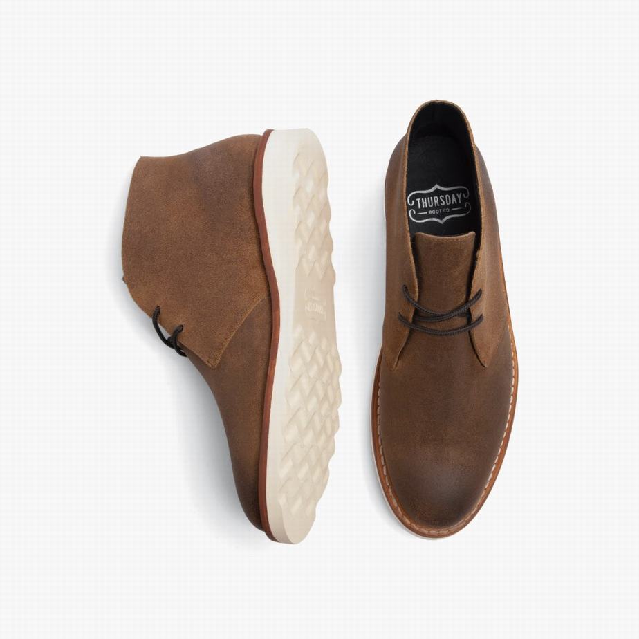 Thursday Boots Scout Chukka Bakancs Férfi Safari | FNO3553QI