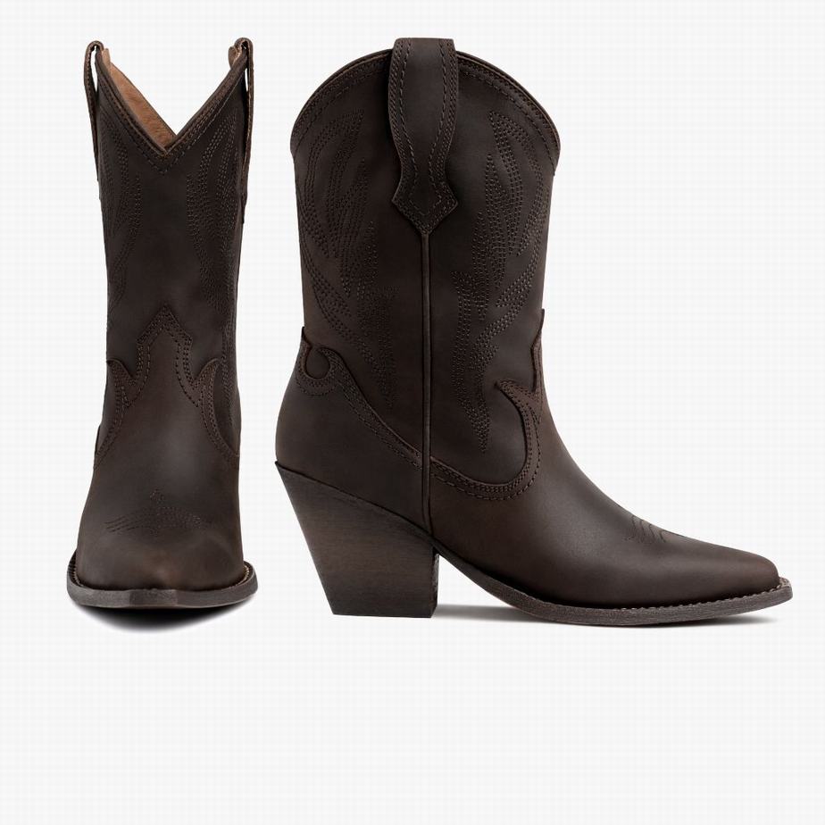 Thursday Boots Sierra Western Csizma Női Barna | NNG9464NS