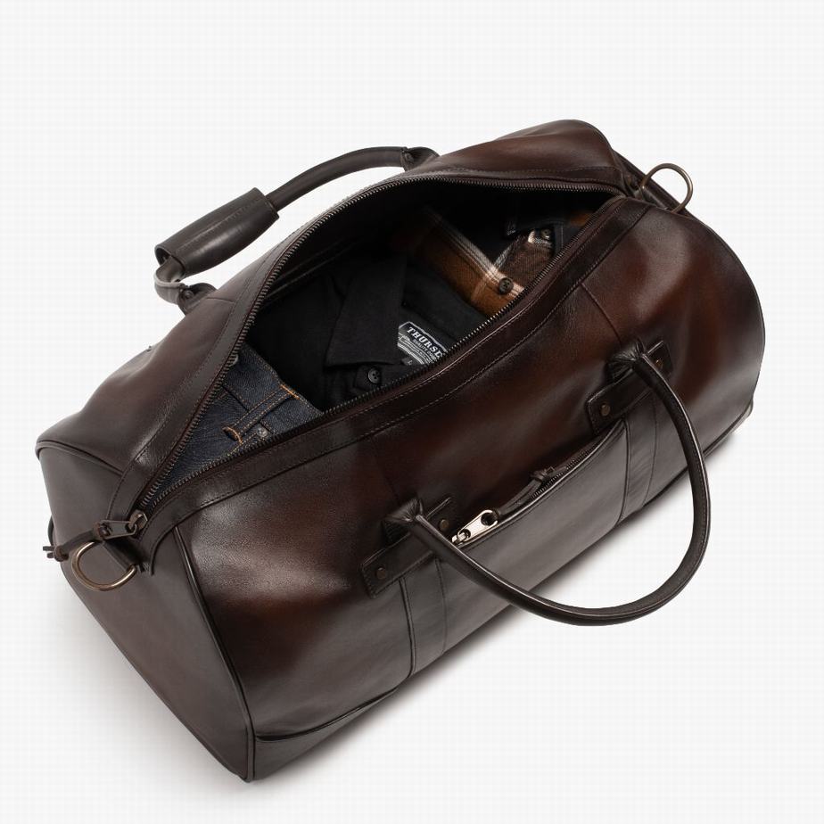 Thursday Boots Weekender Duffle Táska Férfi Old English | HZX431ZY