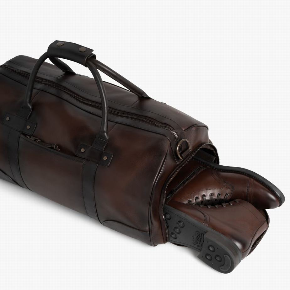 Thursday Boots Weekender Duffle Táska Férfi Old English | HZX431ZY